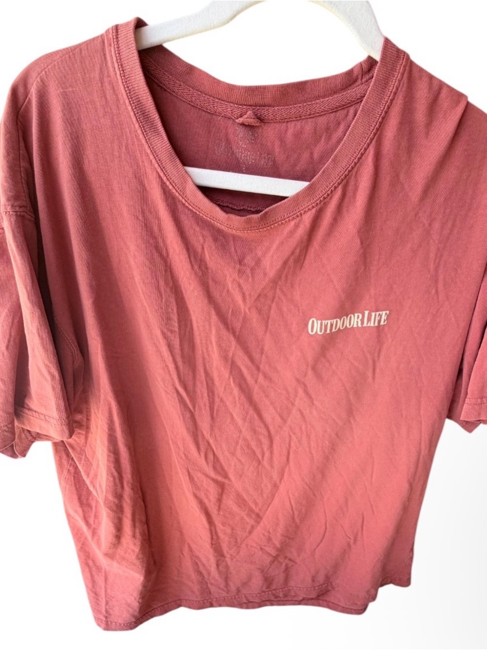 Outdoor Life Mens size XL Hunting Dog Red Men's Cotton‎ T-Shirt